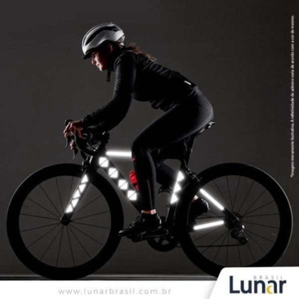 ADESIVO REFLETIVO LUNAR P/ BIKE - AZUL