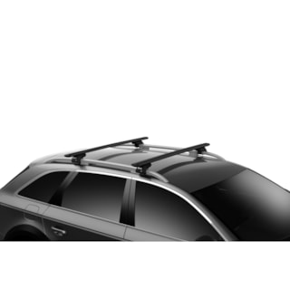 BARRA THULE WINGBAR EVO 1270MM ALUMINIO AERODINAMICA PRETA (711320)