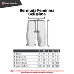 BERMUDA BARBEDO BELISSIMA - FEMININA