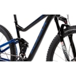 BICICLETA AUDAX FS 600 29 16.5 SLX 12V PRETO/AZUL - MEGA QUEIMA