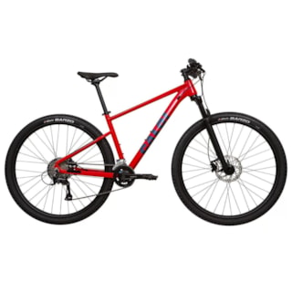 BICICLETA CALOI EXPLORER SPORT 29 PP 16V VERMELHA 2024