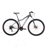 BICICLETA OGGI FLOAT 5.0 HDS 29 P (15.5) 24V GRAFITE/CINZA/VERMELHA 2024