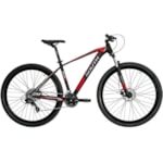 BICICLETA SOUTH XC880 18 DEORE 20V MT200 PRETO/VERMELHO
