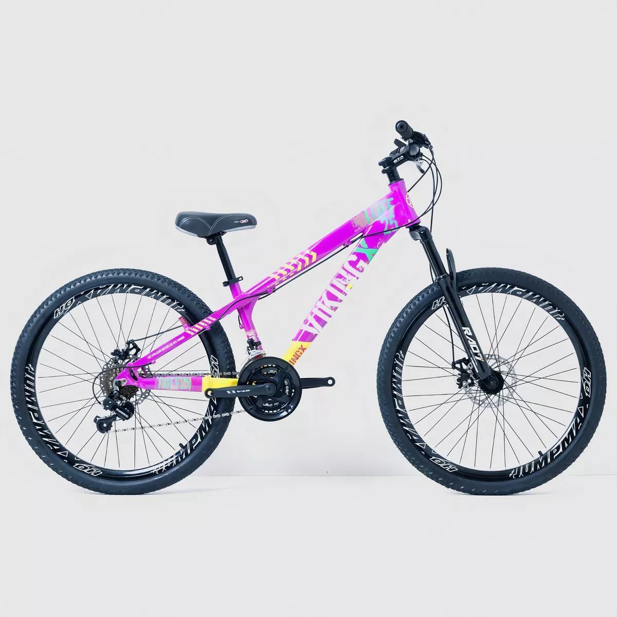 BICICLETA VIKING-X 26 FREERIDE TUFF X-25 13.5 21V AZUL/AMARELA