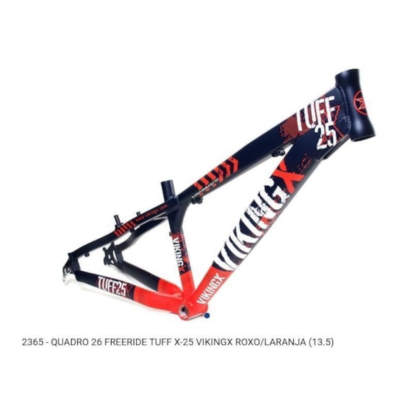 BICICLETA VIKING-X 26 FREERIDE TUFF X-25 13.5 21V AZUL/AMARELA