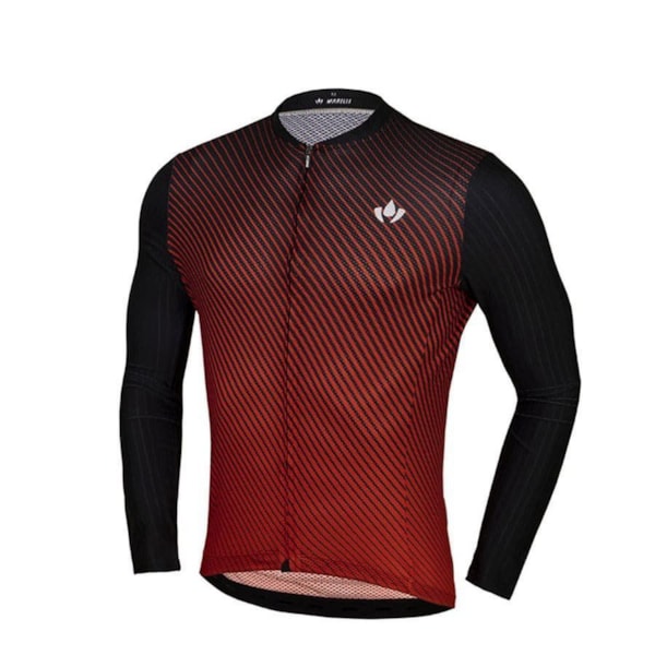 CAMISA CICLISMO MARELLI LASER CROSS RED MANGA LONGA
