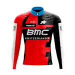 CAMISA SCAPE BMC MANGA LONGA 4G PRETO/VERMELHO