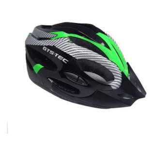 CAPACETE GTS-TEC G PRETO/VERDE