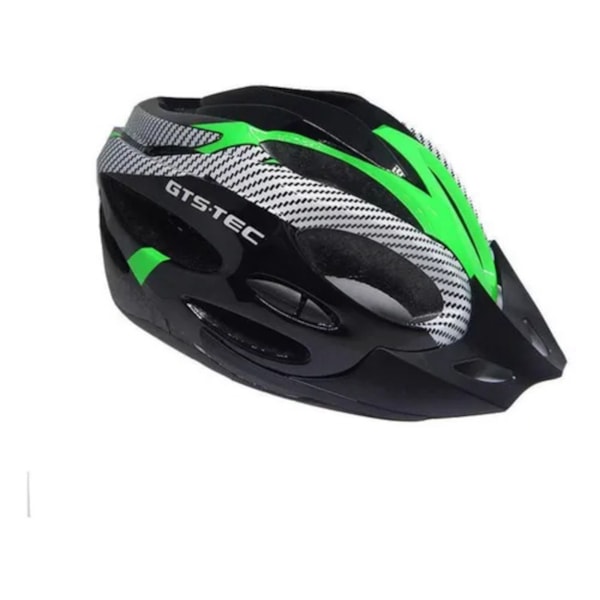 CAPACETE GTS-TEC G PRETO/VERDE