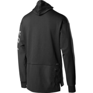 MOLETON FOX DEFEND THERMO HOODIE GG MANGA LONGA PRETA