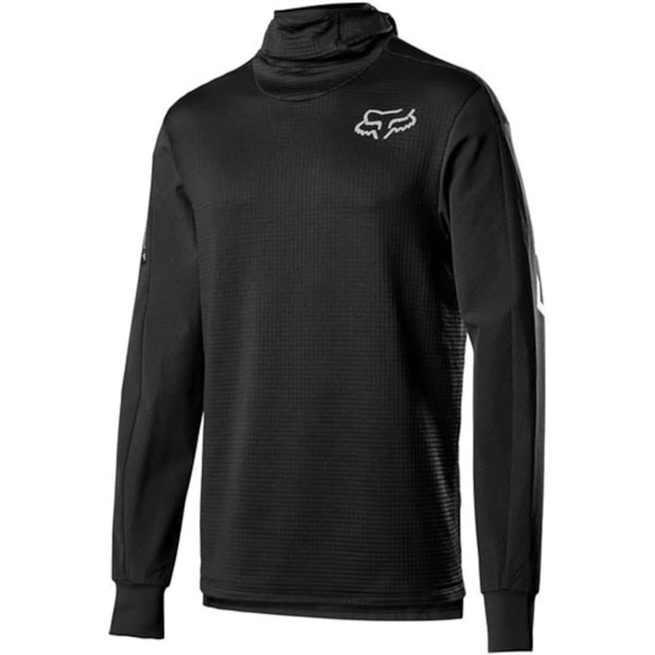 MOLETON FOX DEFEND THERMO HOODIE GG MANGA LONGA PRETA