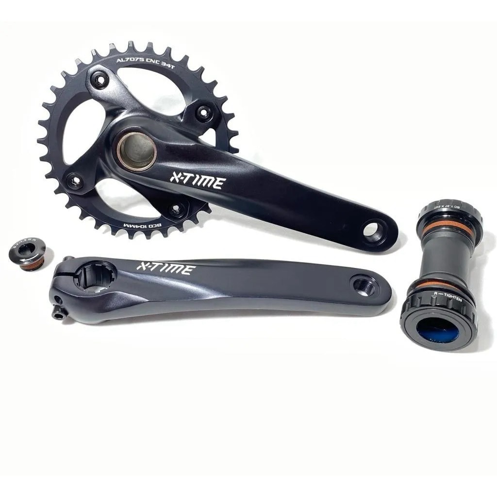 PEDIVELA X-TIME RXS 12V 34D INTEGRADO 175MM C/ CENTRAL - Fuji Bike