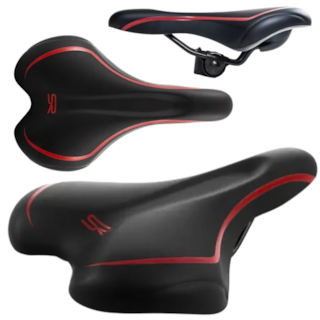 SELIM SELLE ROYAL MTB SR PREMIUM PRETO/VERMELHO