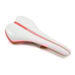 SELIM SHIMANO PRO GRIFFON TI AF 132MM VAZADO BRANCO/VERMELHO - PROMO 50% OFF