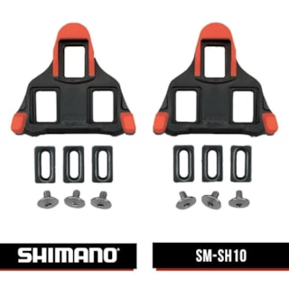 TACO SHIMANO SPEED SM-SH10 FIXO PRETO/VERMELHO